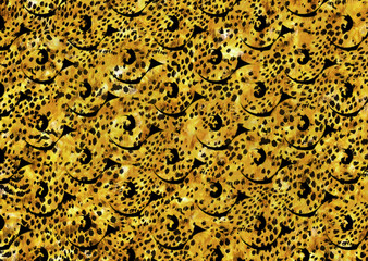 leopard skin pattern