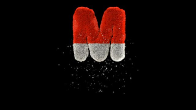 fun, holiday, winter, snow, hair, typography, typeface, u, v, w, x, symbol, fur, wool, alphabet, type, red, 3d, character, claus, white, christmas font, font, wild, illustration, set, abc, furry, fluf