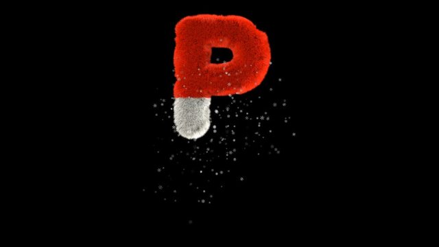 fun, holiday, winter, snow, hair, typography, typeface, u, v, w, x, symbol, fur, wool, alphabet, type, red, 3d, character, claus, white, christmas font, font, wild, illustration, set, abc, furry, fluf