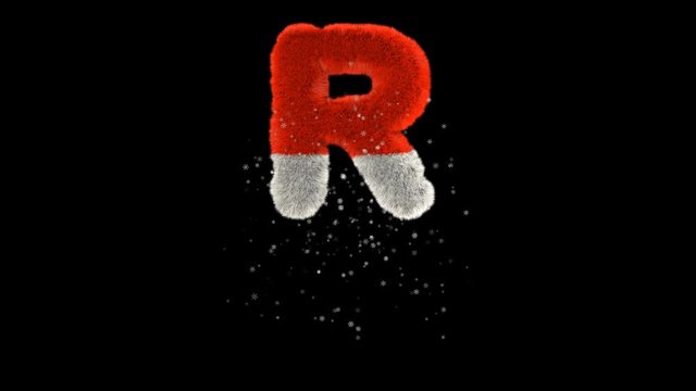 fun, holiday, winter, snow, hair, typography, typeface, u, v, w, x, symbol, fur, wool, alphabet, type, red, 3d, character, claus, white, christmas font, font, wild, illustration, set, abc, furry, fluf