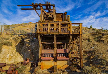 Fototapeta na wymiar Old Mining Stamp Mill