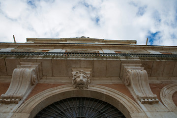 Fototapeta premium Aranjuez,Spain,1,2018; The Royal Palace of Aranjuez is one of the residences of the Spanish royal family.
