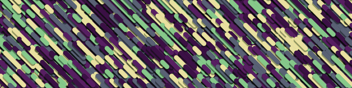 Color Abstract Lines Rain Generative Art background illustration