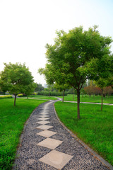 slate road in the park