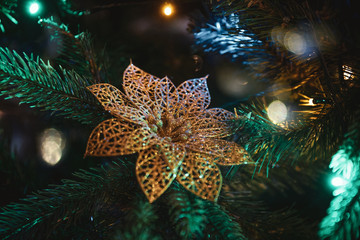 Christmas tree star ornament