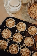Baking muffins  