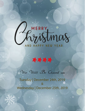 ready to print christmas banner vertical christmas office use business hours federal holidays poster greeting cards headers