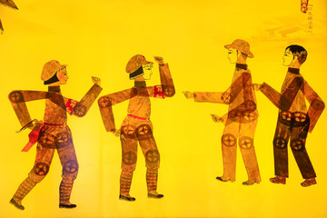 Chinese shadow puppets prop