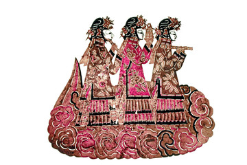 Chinese shadow puppets prop