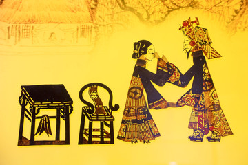 Chinese shadow puppets prop
