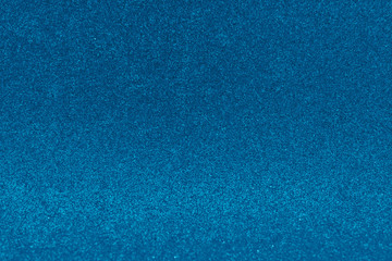 Blue sparkling abstract background. Festive concept. Color of the year 2020 concept. Selective focus