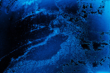 Abstract ice textured background in blue
