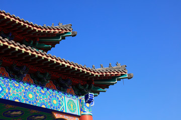 Fototapeta premium eaves of Chinese classical style