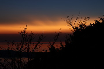 Herrlicher Sonnenuntergang in Kroatien