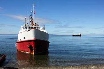 fishing boat in the sea