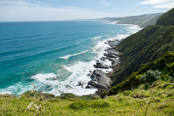 Scenic lookout in The Great Ocean Road, an iconic Australian destination.