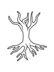 Wurzel Baum Design retten clipart comic cartoon