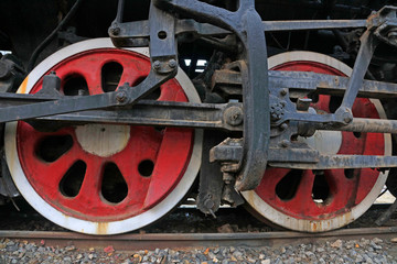 Steam locomotive wheel
