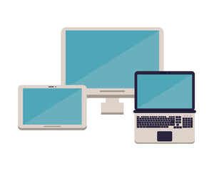 laptop computer portable with desktop and tablet