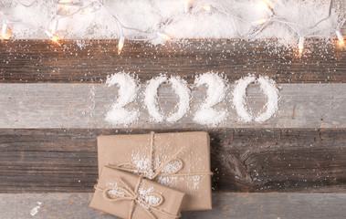New Year 2020 and Christmas gift