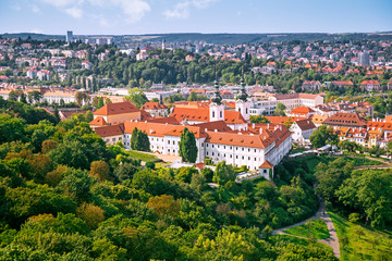 Fototapeta na wymiar Strahovsky monastery in Prague, Czech Republic