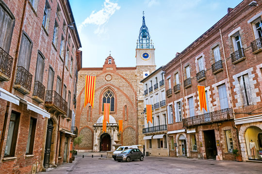 Cathedral in Perpignan, France