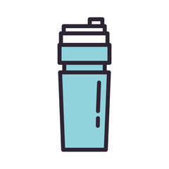 bottle water drink isolated icon