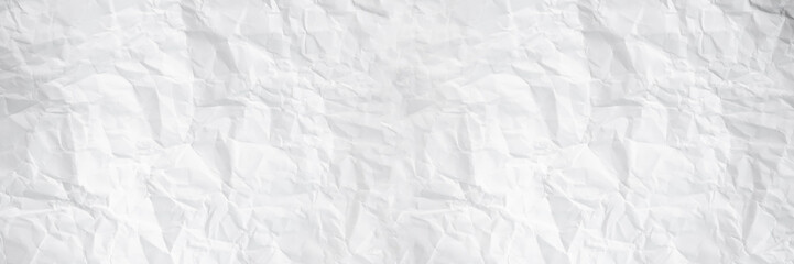 ultra wide angle panorama crumpled paper texture background. crush paper so that it becomes creased...