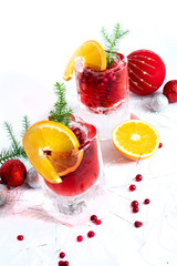 Christmas holiday drinks