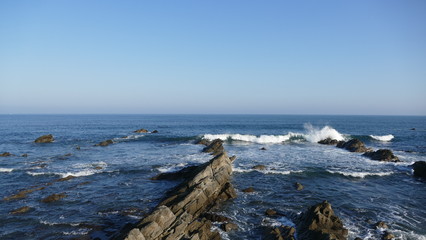 平磯海岸　白亜紀層