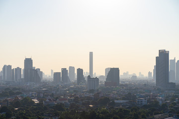 Bangkok City Skyline in morning