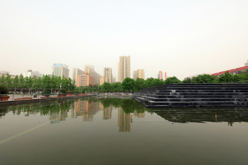 Fototapeta na wymiar Hebei, Shijiazhuang City Scenery