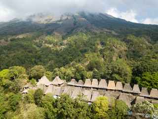 bena traditional village arial view