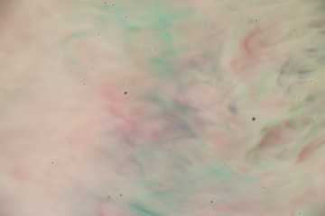 Light Pastel Swirling Other World Clouds Liquid art. Beautiful background, texture or wall paper. The sky of another universe. Ocean of color.