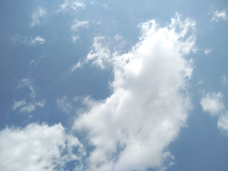 Beautiful blue sky with clouds background. Blue sky background with clouds.