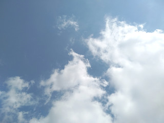 Beautiful blue sky with clouds background. Blue sky background with clouds.