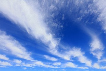 blue sky and white clouds