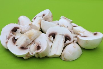 Laminas de champiñones