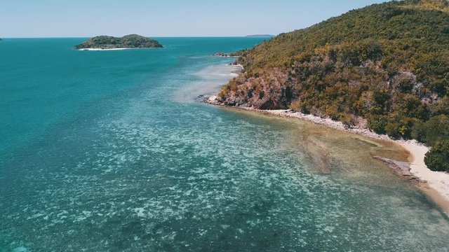 still shot at a beach and Cristal clear water in the Philippine