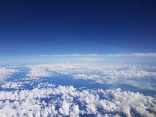 Fototapeta na wymiar aerial view from an airplane