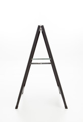 Side walk or blank folding signs on white background 