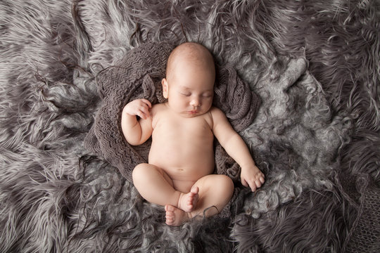 Newborn baby boy sleeping photography 