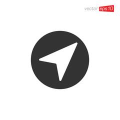 Navigation Location Icon Design Vector