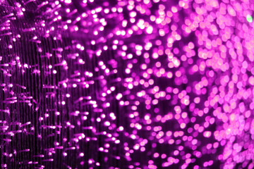 deep pink color abstract of blur and bokeh colorful light and night garden