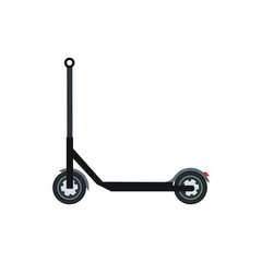 Vector electric scooter icon modern flat design on white background