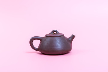 Teapot covered with tea stains