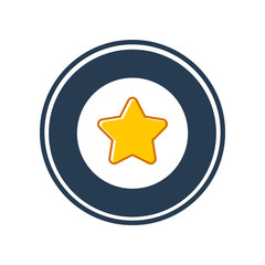 favorite glyph icon. vector illustration