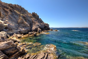 Fototapeta na wymiar Capo Ferro Bucht Sardinien