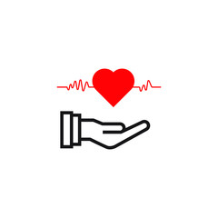 Cardiogram icon design. vector illustration