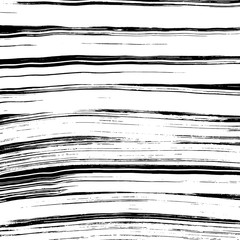 Grunge brush pattern. Texture. White and black vector.